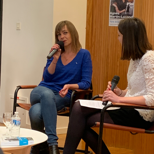Agnès Martin-Lugand parlant de son rapport à ses personnages